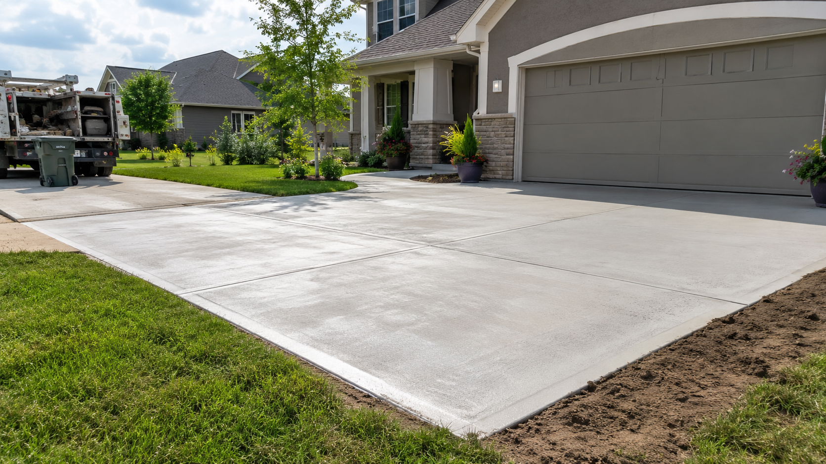 Concrete repair and driveway replacement in Kansas City