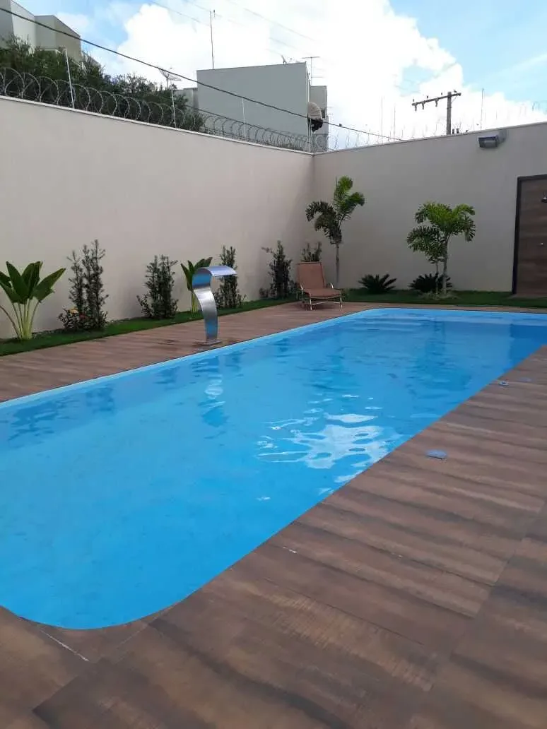 Premium inground pool with concrete pool deck