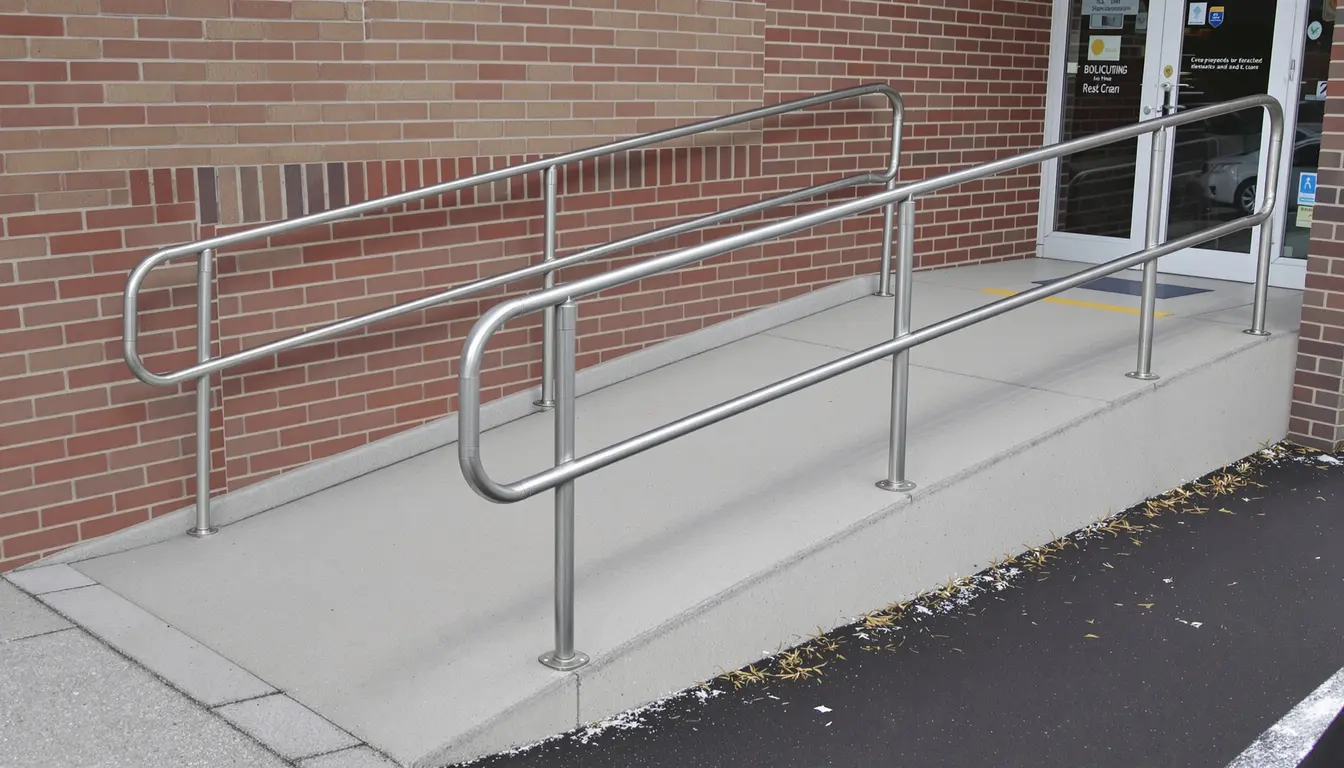 ADA concrete ramp installation, Kansas City metro